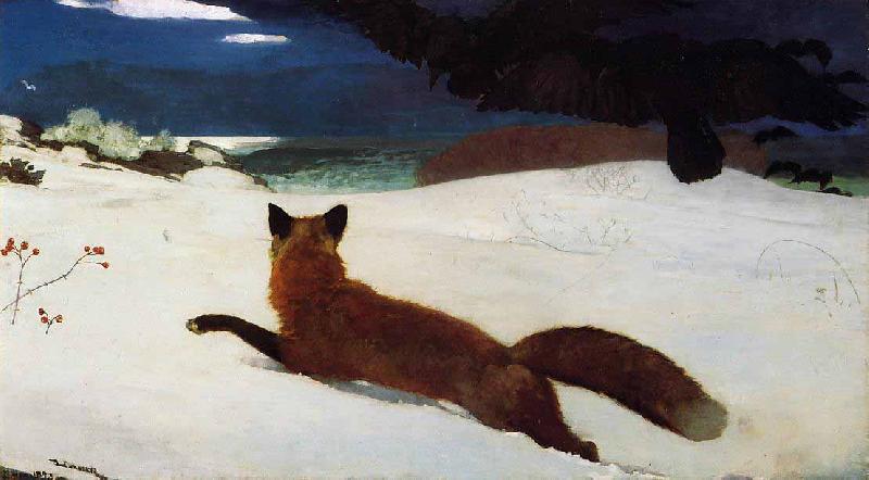 Winslow Homer The Fox Hunt oil painting image